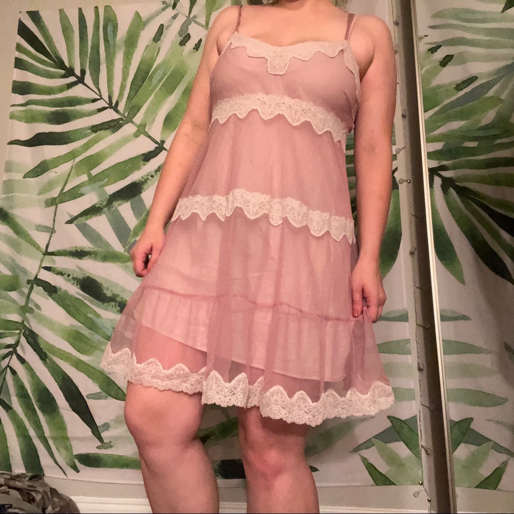 Victoria’s Secret Pink Pajama Lingerie Dress